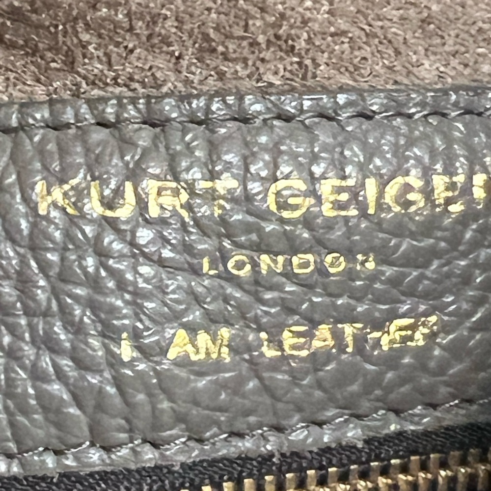 Kurt Geiger The Violet unstructured pebble gray leather large tote - Picture 6 of 11